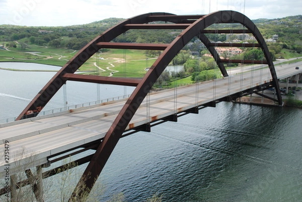 Obraz Austin Pennybacker Bridge na pętli 360