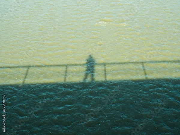 Obraz bridge water shadow