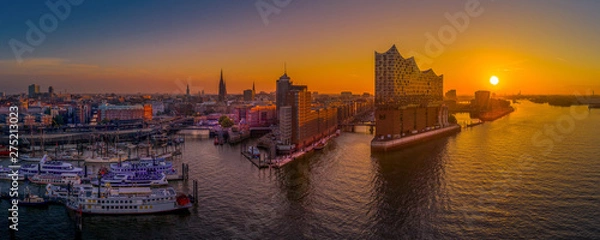 Obraz Sunrise Elbphilharmonie Hamburg