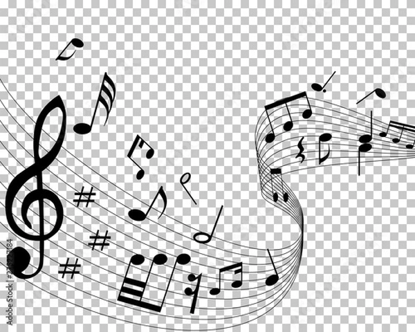 Obraz Vector Notes Design