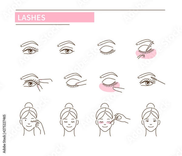 Fototapeta lashes