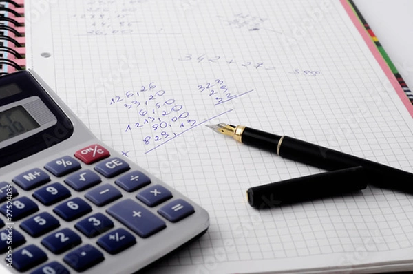 Fototapeta narzędzia biurowe