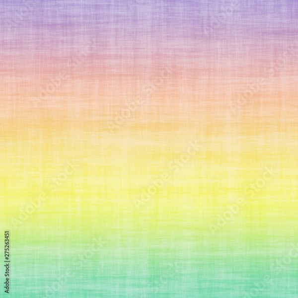Fototapeta Pastel Multi Colored Ombre Gradient Linen Cotton Grunge Minimal Abstract Colorful Background