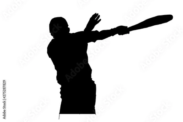 Obraz 野球選手・打者・シルエット