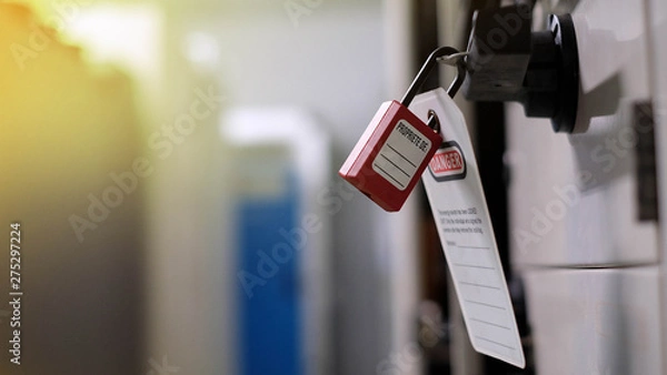 Obraz Lock out & Tag out, Lock out station, machine - specific Lock out devices , Lock out for electrical maintenance