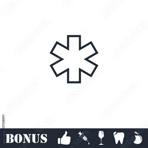 Obraz Medical icon flat