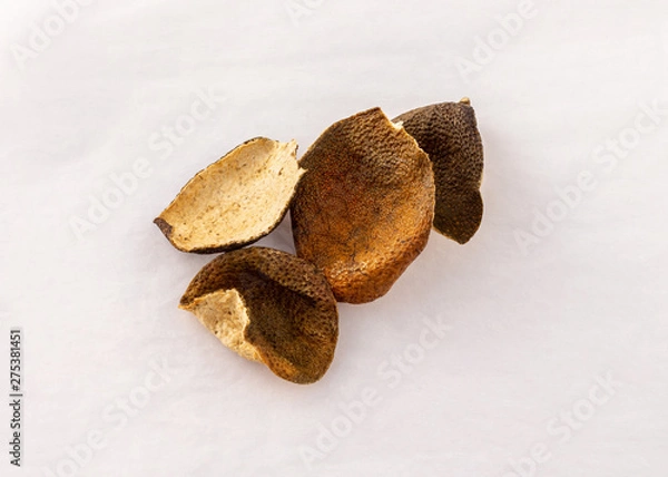 Obraz dried mandarin / tangerine peels - chenpi - traditional ingredients
