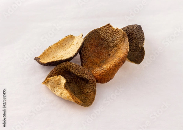Obraz dried mandarin / tangerine peels - chenpi - traditional ingredients