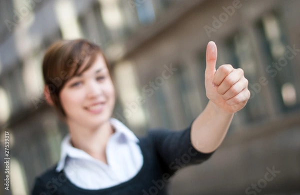 Obraz erfolgreiche Geschäftsfrau