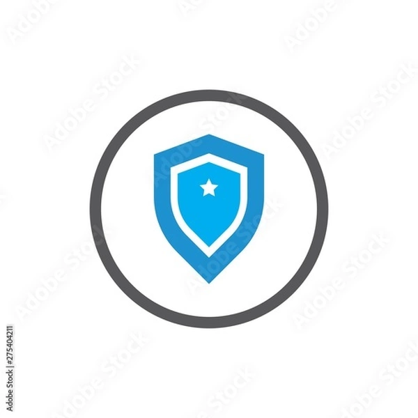 Fototapeta Shield symbol logo