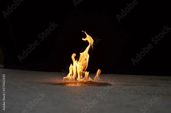 Fototapeta Feuerspiel