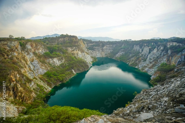 Obraz View landscape of grand canyon in Thailand on daytime in Chonburi, of thailand.
