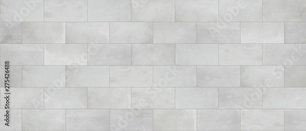 Obraz Płytki betonowe, okładziny ścienne z bloku żużlowego, bezszwowa tekstura