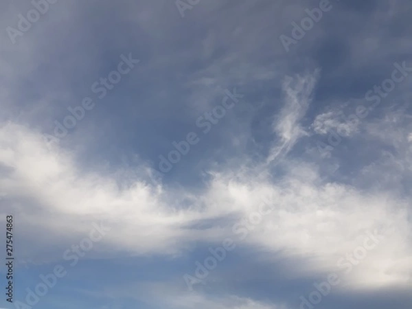 Fototapeta blue sky with clouds