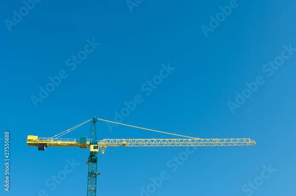 Fototapeta yellow crane