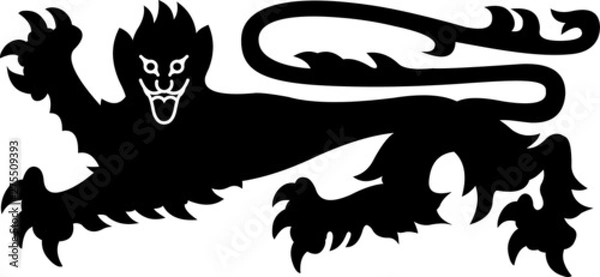 Obraz Heraldic lion