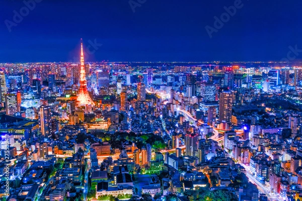 Obraz 東京都心夜景