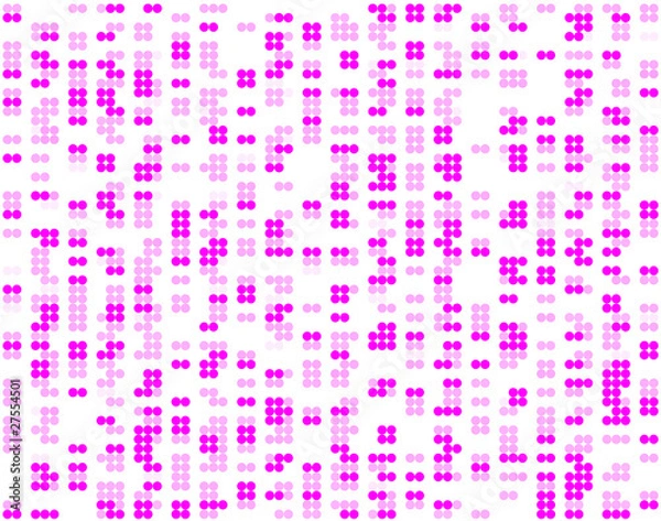 Obraz cerchi rosa viola