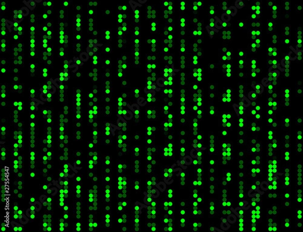 Obraz sfondo cerchi stile matrix