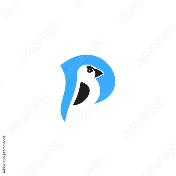 Fototapeta logo bird vector
