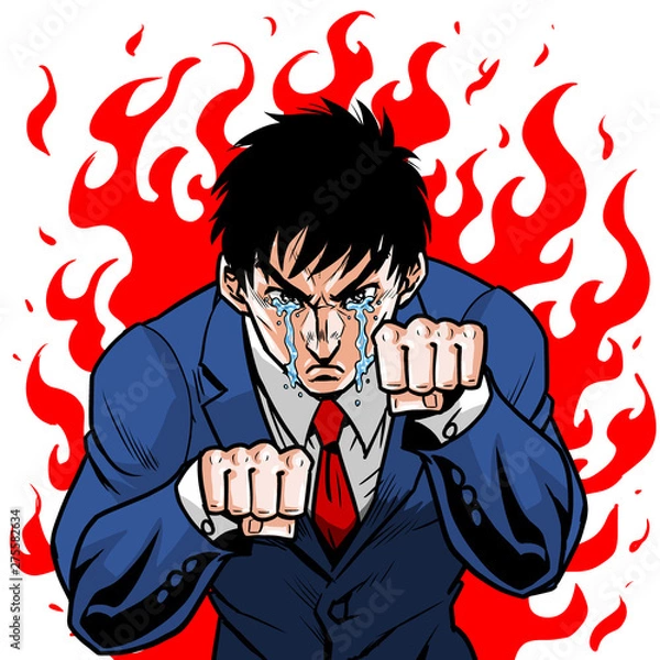 Fototapeta ハンドサインビジネスマン