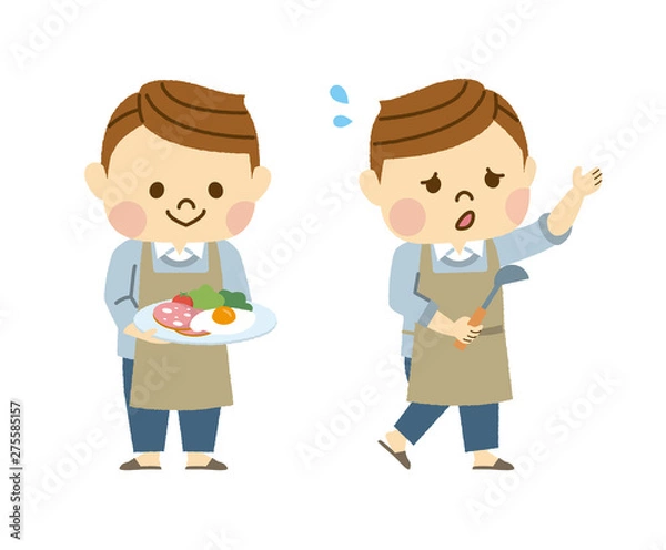 Obraz 料理　男性