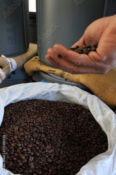 Obraz Coffe and hand