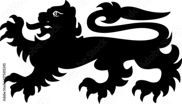 Obraz Heraldic lion