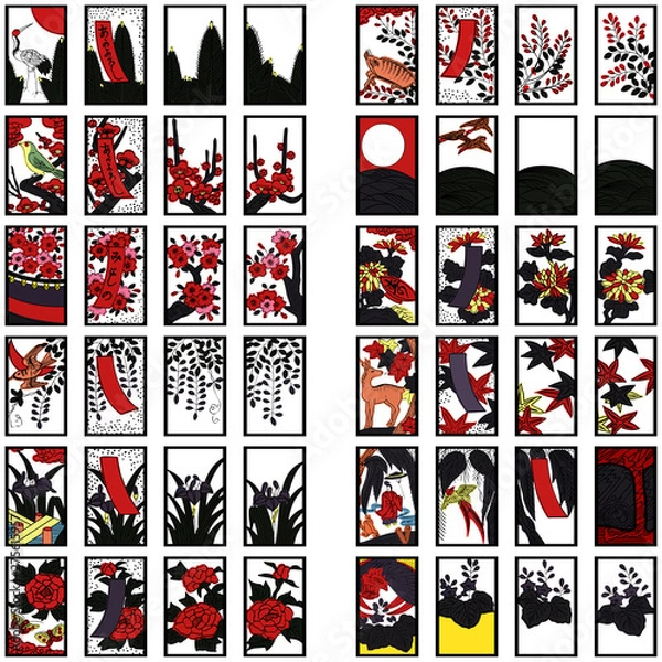 Obraz 花札_全札一覧