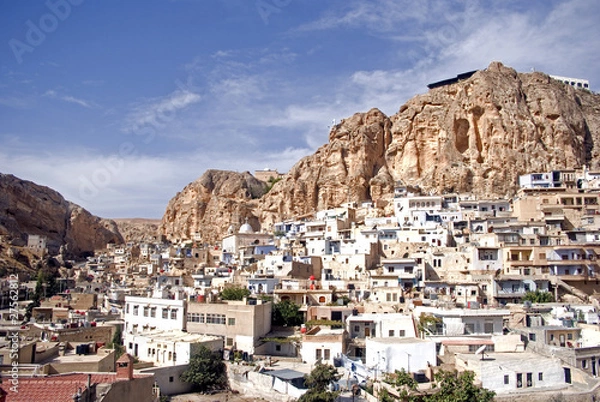 Obraz Wioska aramejska, Maalula, Syria