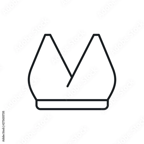 Fototapeta bra vector icon