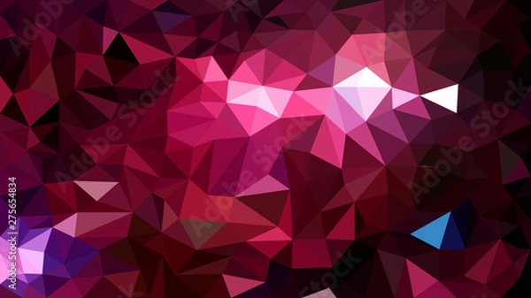 Obraz gradient background low polly dark cherry blossoms