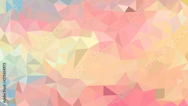 Obraz gradient background low polly pastel colors