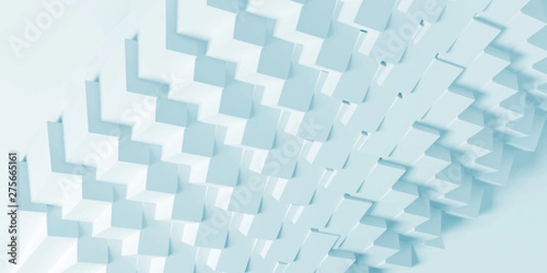 Fototapeta Abstract geometric pattern, 3d art