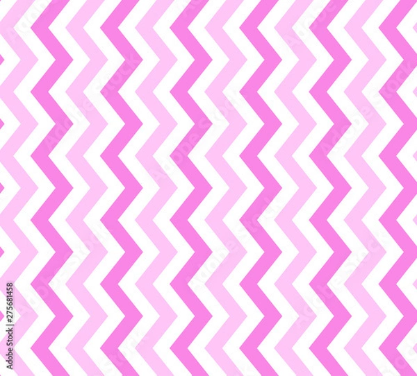 Fototapeta Simple pink vertical chevron pattern