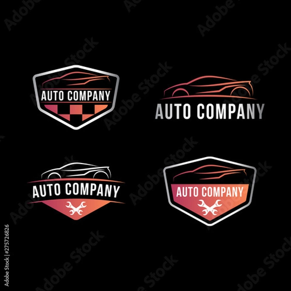 Fototapeta Auto company logo template