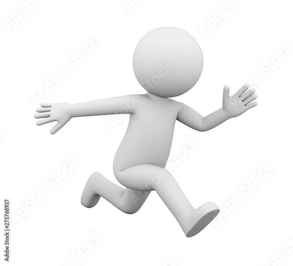 Obraz Runner 3D Illustration