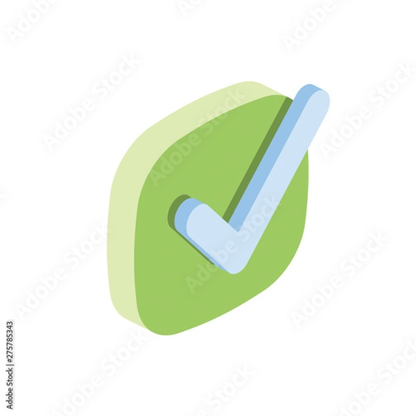 Fototapeta Speech bubble chat icon. flat 3d vector isometric style, isolated illustration creative design idea. 