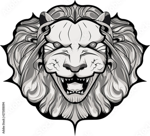 Obraz Furious lion