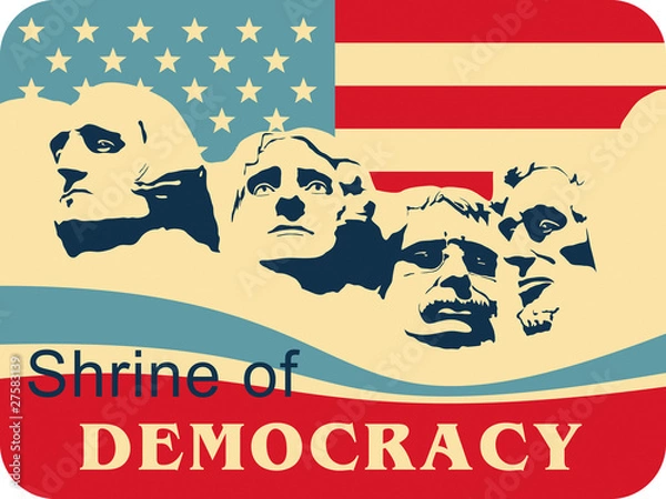 Obraz Mount Rushmore - Shrine of Democracy