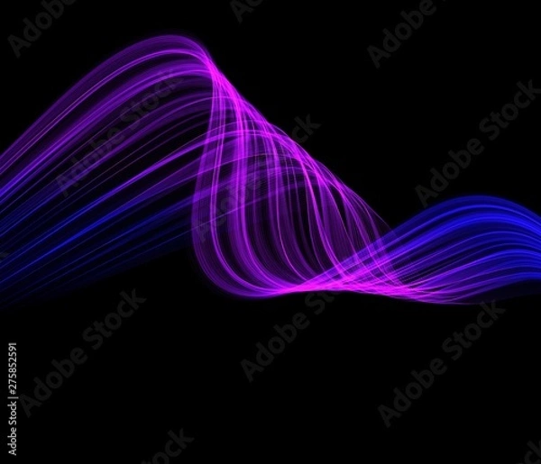 Obraz Abstract Light Waves