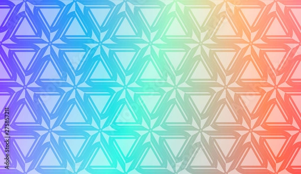 Fototapeta Smooth Abstract Colorful Gradient Backgrounds with Geometric pattern. For Your Graphic Wallpaper, Cover Book, Banner. Vector Illustration.