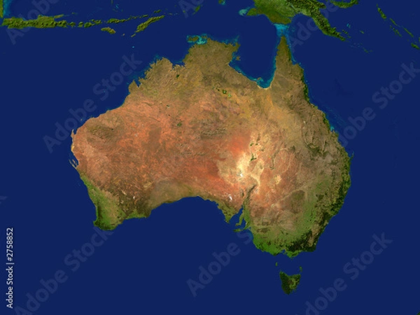 Obraz Mapa Australii