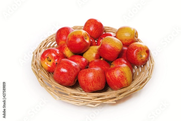 Obraz Apples on handbasket