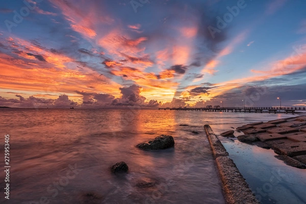 Obraz Sunset on Beach