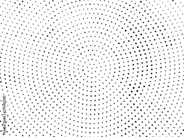 Fototapeta Radiating from the center dotted rays, lines