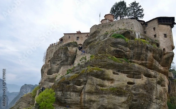 Obraz The Meteora Monastery of Varlaam in Central Greece