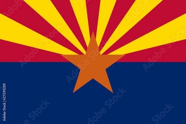 Obraz Arizona State flag