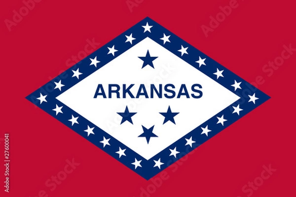 Obraz Arkansas state flag