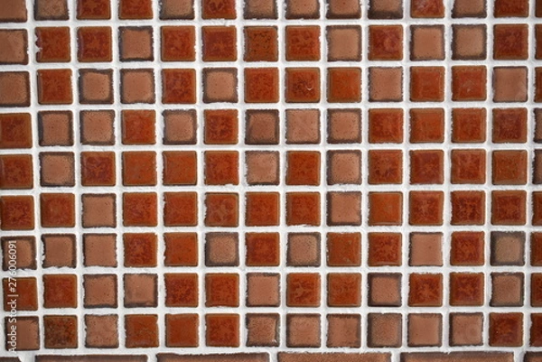 Fototapeta Wall tile, close up detail In two different sizes